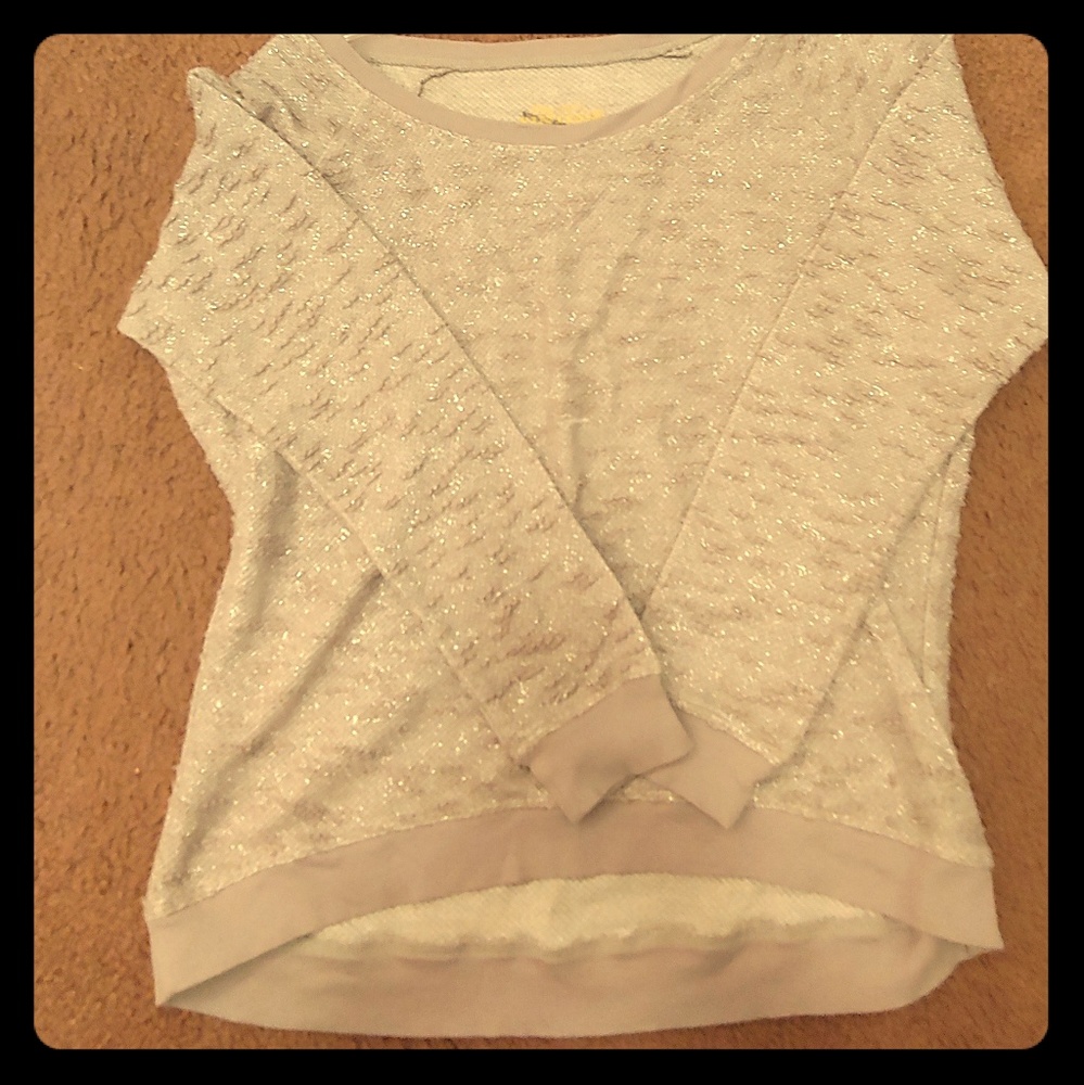 Nine West Vintage America textured long sleeve
